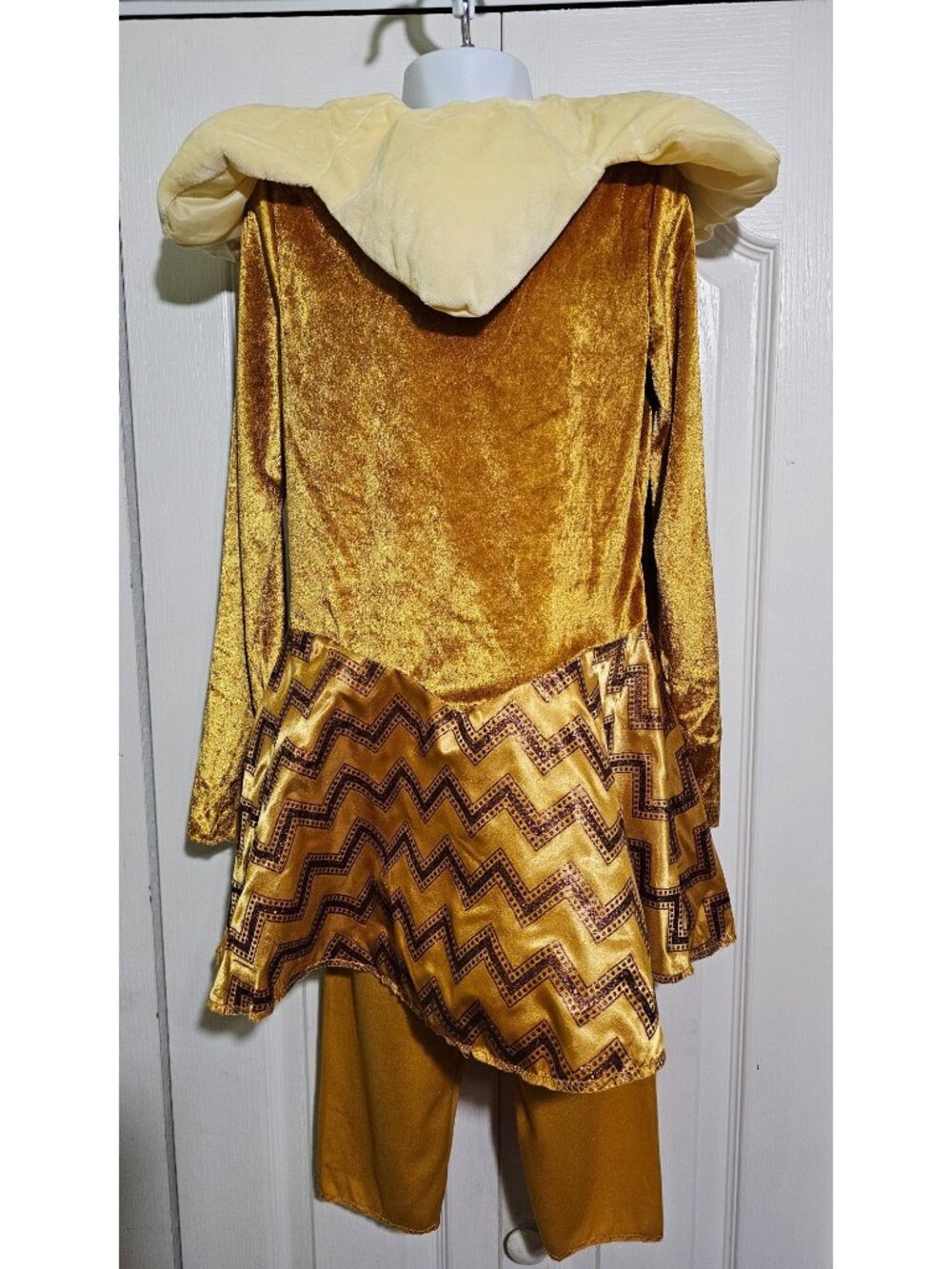 Pokemon Eevee Girls Costume 4-6 Soft Dress Tail Halloween Kids Disguise NO EARS